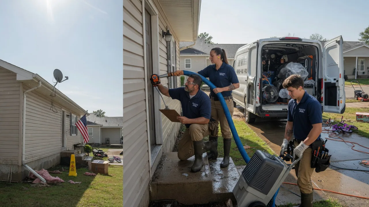 Ceiling Water Damage Restoration in Peterson, MN near me
